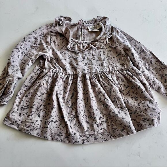 MarMar Copenhagen Other - MarMar Copenhagen girls ruffle peplum floral print top blouse 12 months